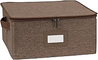 Vista 82 de Covermates Keepsakes - Caja de almacenamiento con cremallera superior - Poliéster resistente - Asas reforzadas - Diseño apilable - Almacenamiento