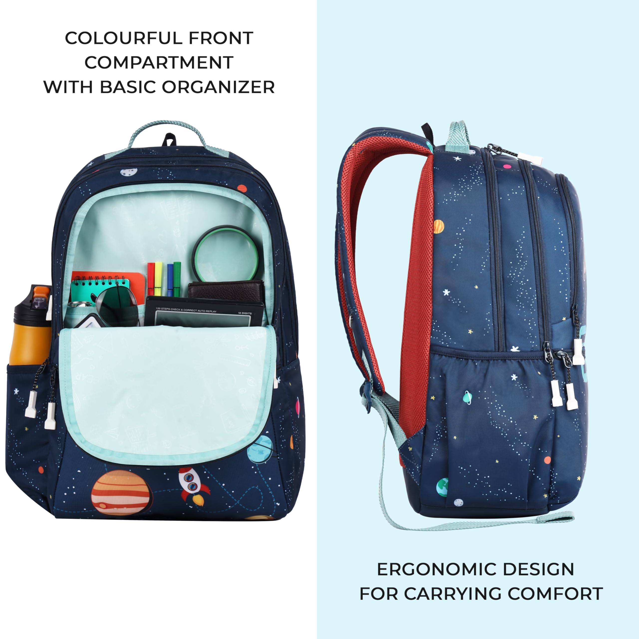Gear Galaxy 34L duża wodoodporna torba szkolna / plecak na co dzień / plecak podróżny / torba dziecięca dla chłopców / dziewcząt