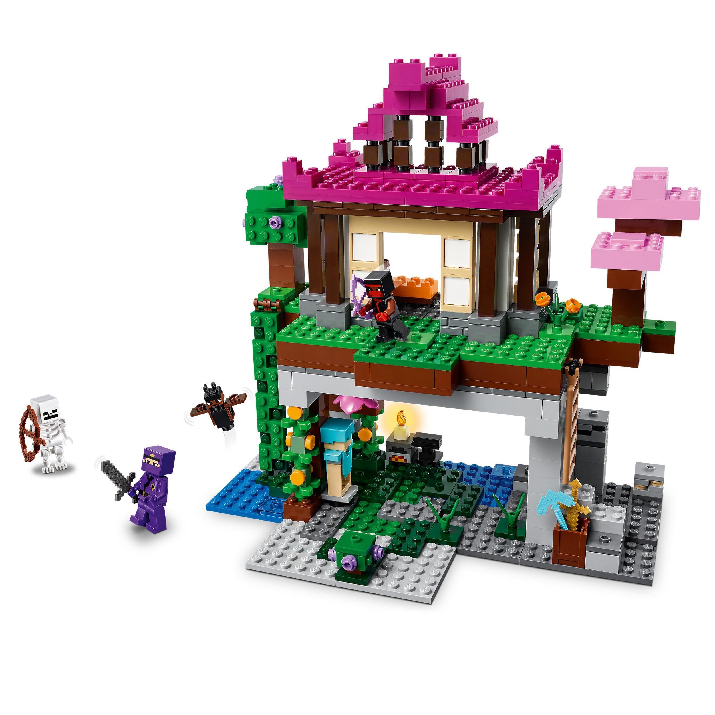 LEGO Minecraft Teren szkoleniowy 21183 — zestaw konstrukcyjny typu „domek” (537 elementów)