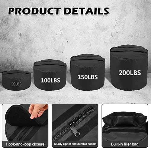 Miniatura 4 de NAIZEA Training Sandbag, Heavy Duty Workout Sandbags Fitness Weights Sandbags for Training, Fitness, Lifting, Cross-Training Workouts, Exercise and