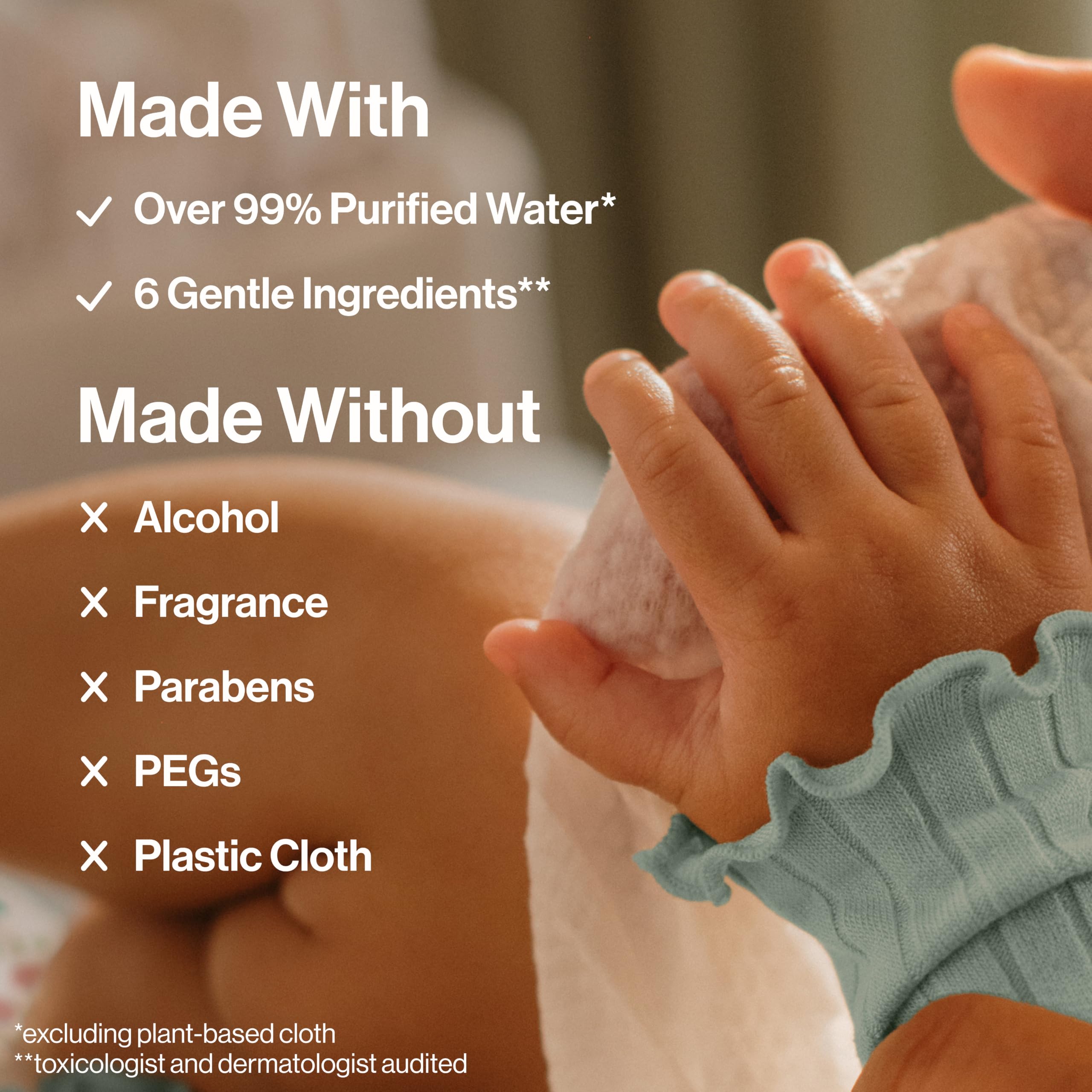 The Honest Company Baby Wipes - 720 Count | Play wzór | Ponad 99 procent wody | Czysta i delikatna | Plant-Based | Fragrance Free | Extra Thick & Durable Wet Wipes