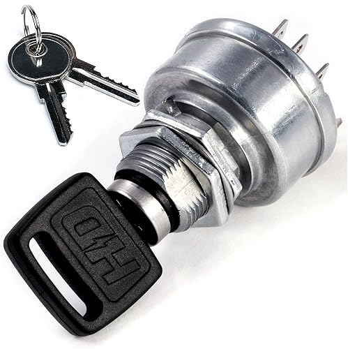 HD Switch Interruptor de llave de encendido TCA22740 AM101561 TCA15075 compatible con John Deere 130 160 165 170 175 180 185 240 245 260 265 285 320 disponible en Yaxa El Salvador