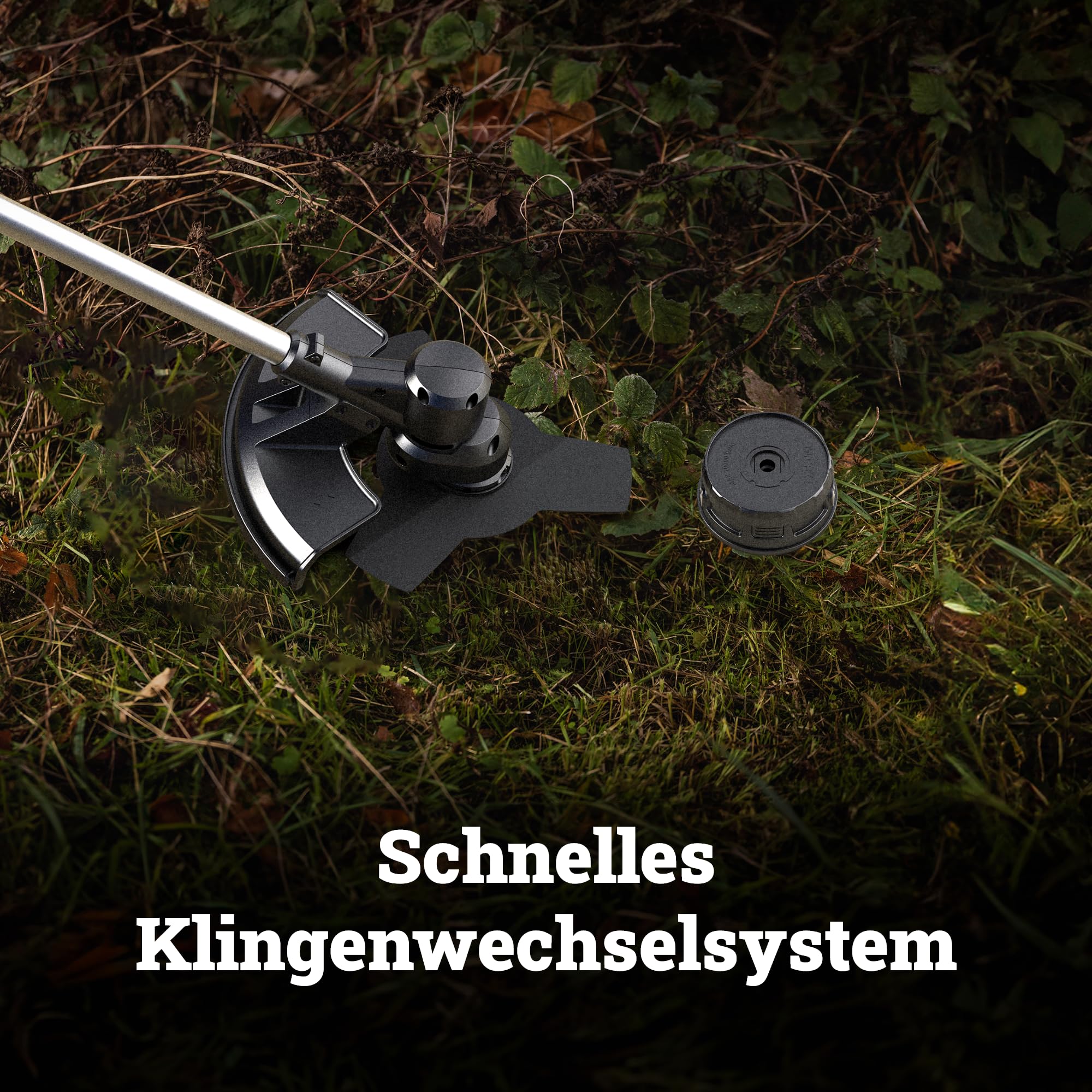 WORX WG082E.9 Akku-Sense 20V, 600W Brushless Motor, 2-in-1 Rasentrimmer & Freischneider, 30 cm Faden / 25,5 cm Metallklinge, Bike Handle Griff, klappbarer Schaft Ohne Akku & Ladegerät