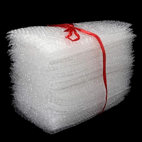 Miniatura 1 de Paquete de 100 bolsas de burbujas transparentes de 6 x 9.8 pulgadas, bolsas de burbujas para mudanza, envío y almacenamiento