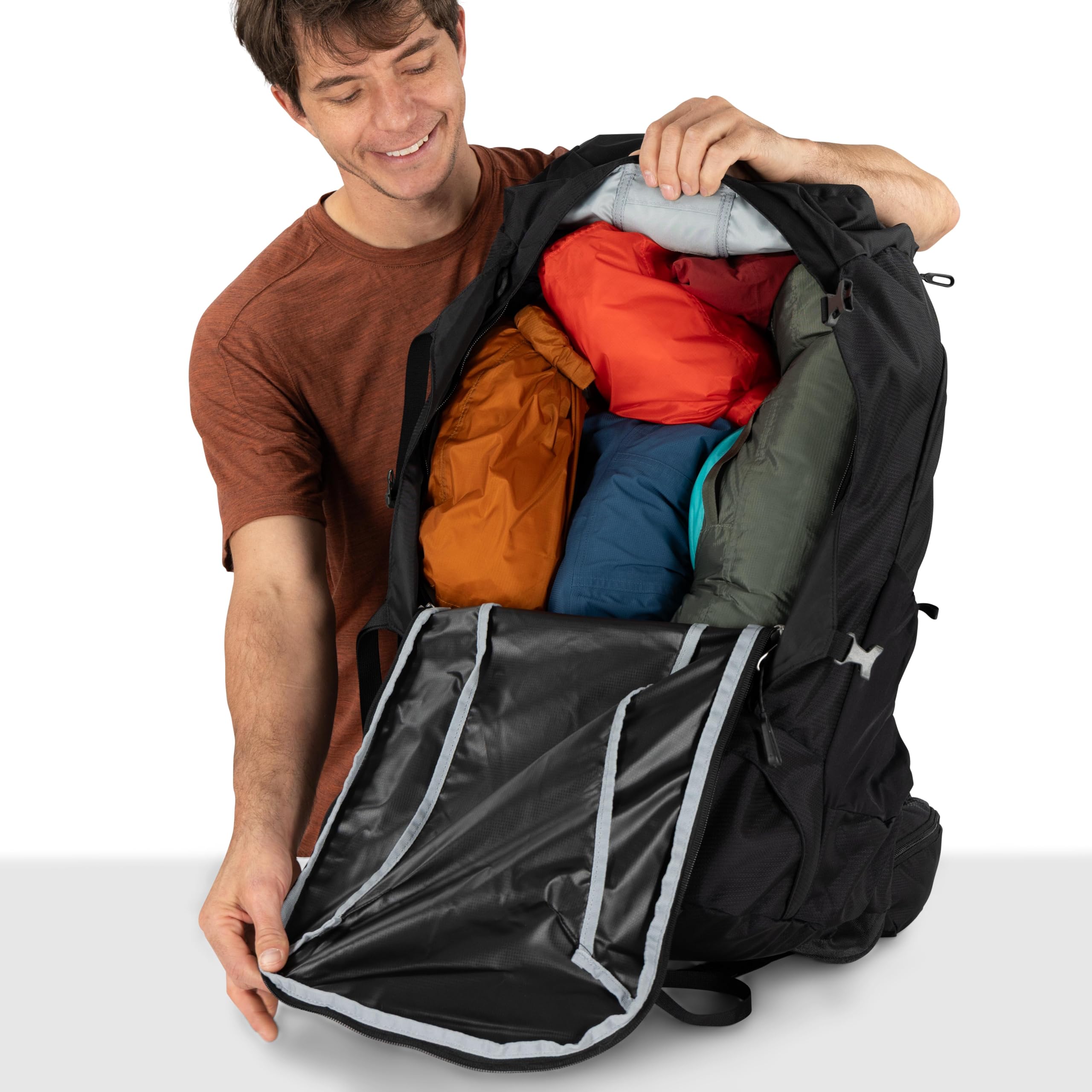 Osprey Farpoint Sac de trekking homme, 75L, Black
