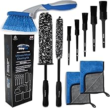 UK: Ultimate Car Wheel Brush Kit - A Professional Range of Brushes & Microfibre Cloths to Deep Clean Rims, Spokes, Barrels & Tyres. The Most Comprehensive Alloy Cleaning Set You’ll Ever Need