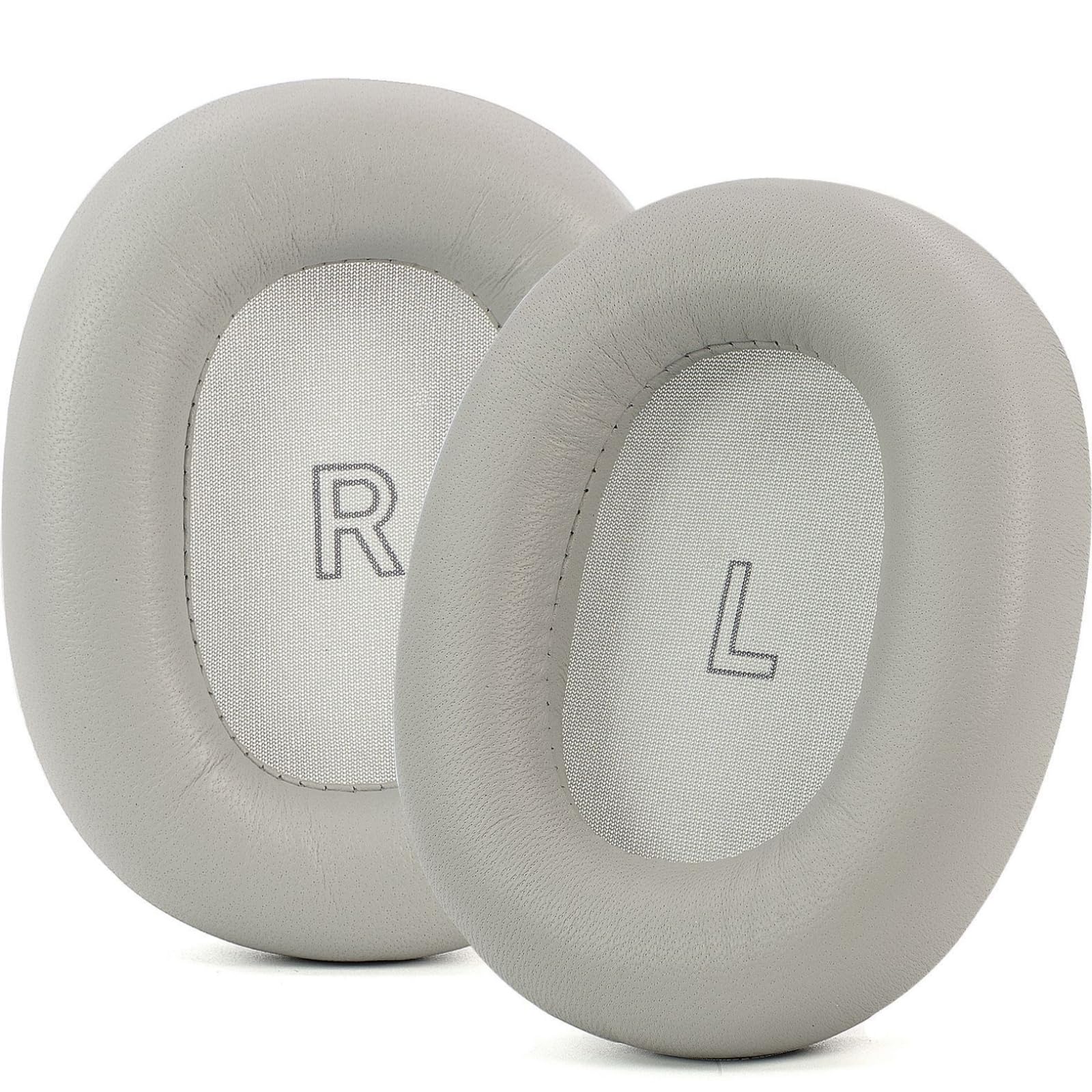 1 par de almohadillas de piel de oveja para orejas de espuma viscoelástica para auriculares H95, cojines de piel de oveja