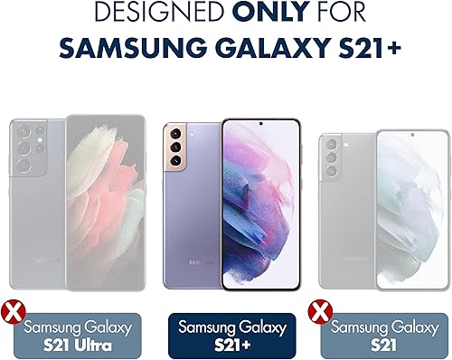 Miniatura 2 de Armor Suit MilitaryShield - Protector de pantalla diseñado para Samsung Galaxy S21 Plus (6.2 pulgadas), compatible con fundas, película transparente