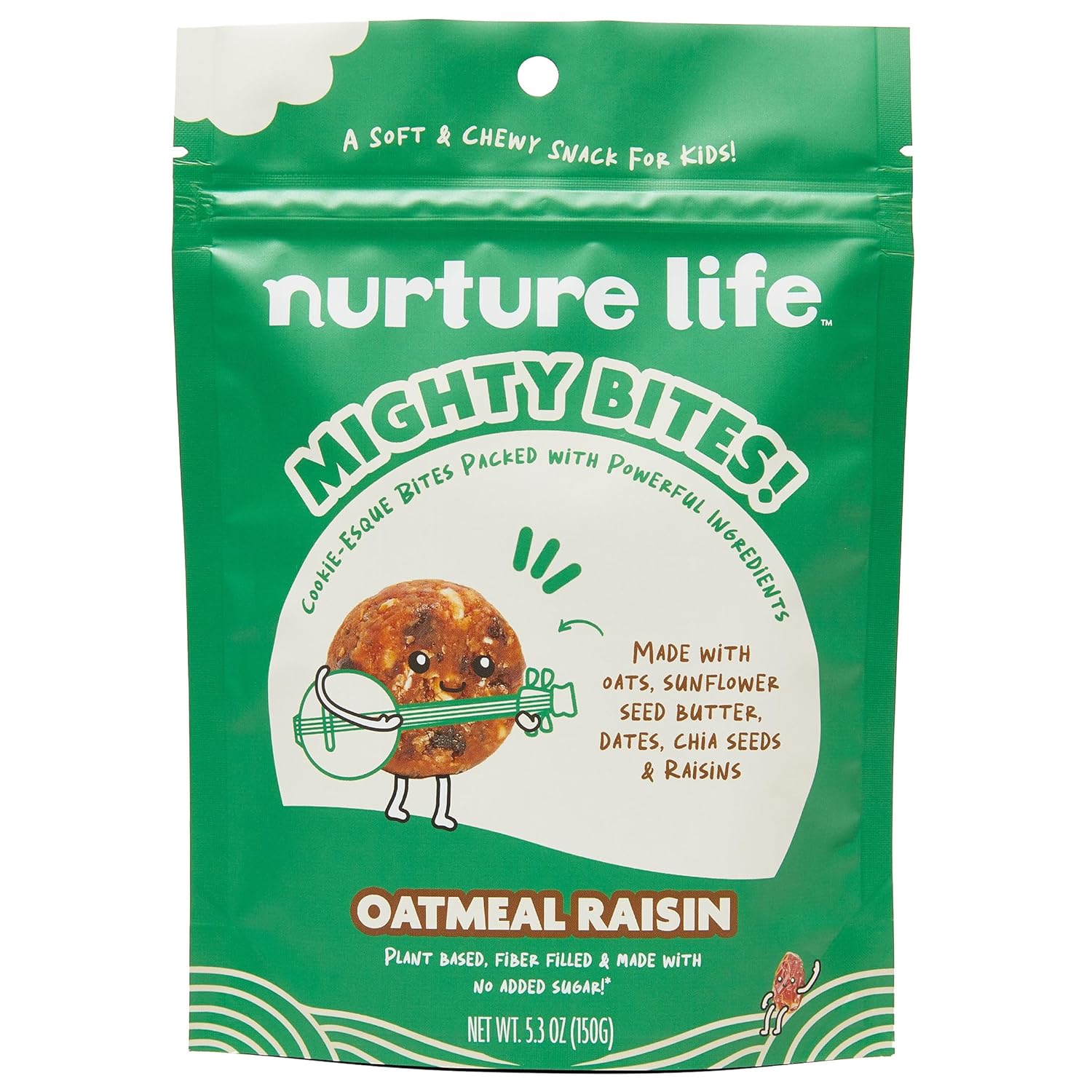 Nurture Life Mighty Bites Oatmeal Raisin Healthy Snacks