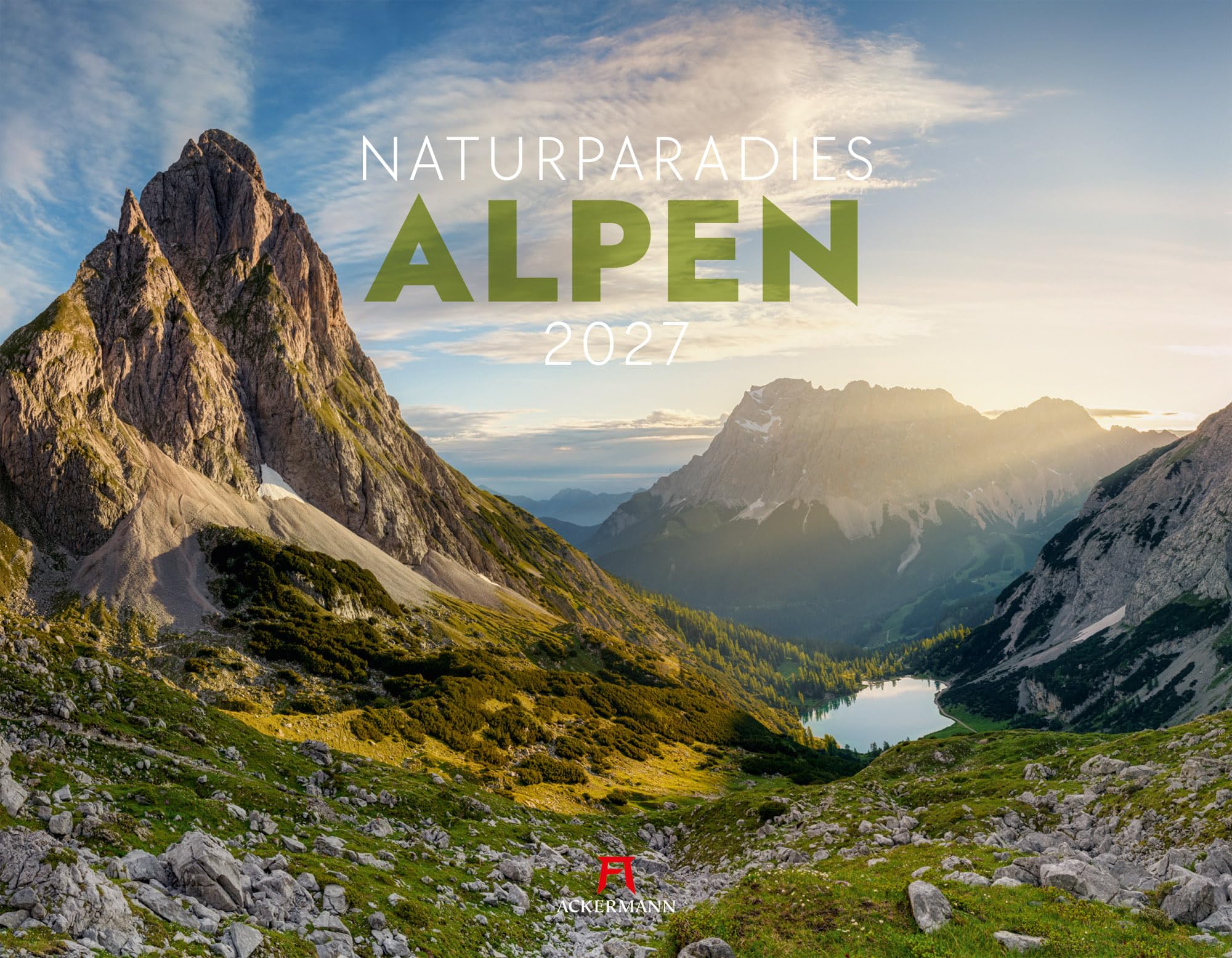 Naturparadies Alpen Kalender 2027: Imposanter Bergkalender im großen Querformat (54x42 cm) | Deutschland, Österreich, Schweiz
