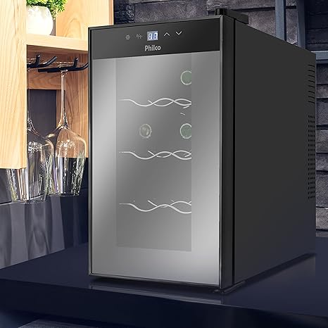 Adega Philco PAD8 8 Garrafas Display Digital BIV