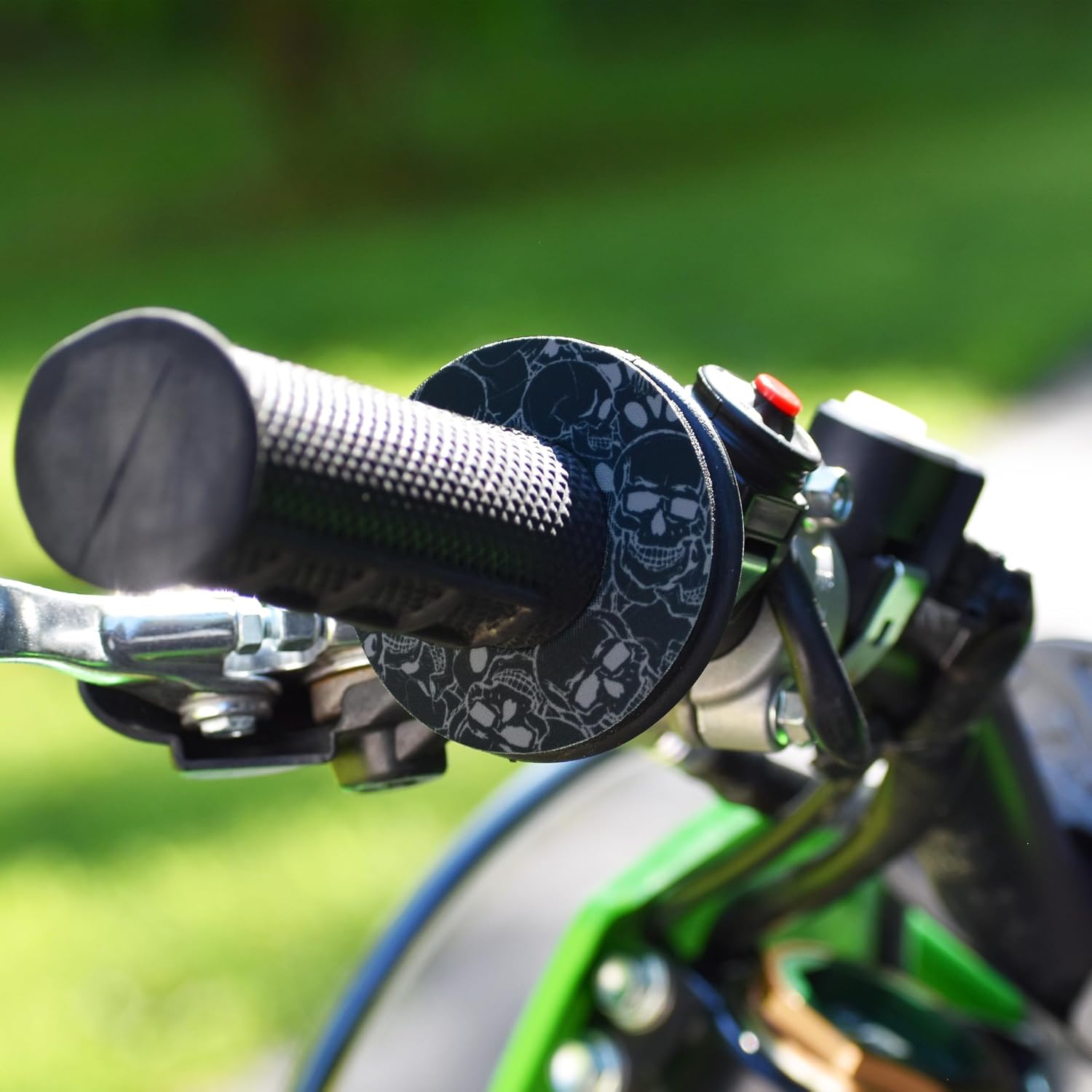 Gripdonuts.com® MX Grip Donuts for Dirt Bike Motorcycle BMX - Skulls (2 Colors)