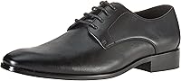 Amazon Essentials Men's Classic Plain Toe Derby Shoes - Faux Leather Oxfords for Daily Comfort & Versatile Style