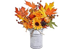 Mesmerizing Autumn Table Centerpiece: Winlyn's Fall Floral Arrangement