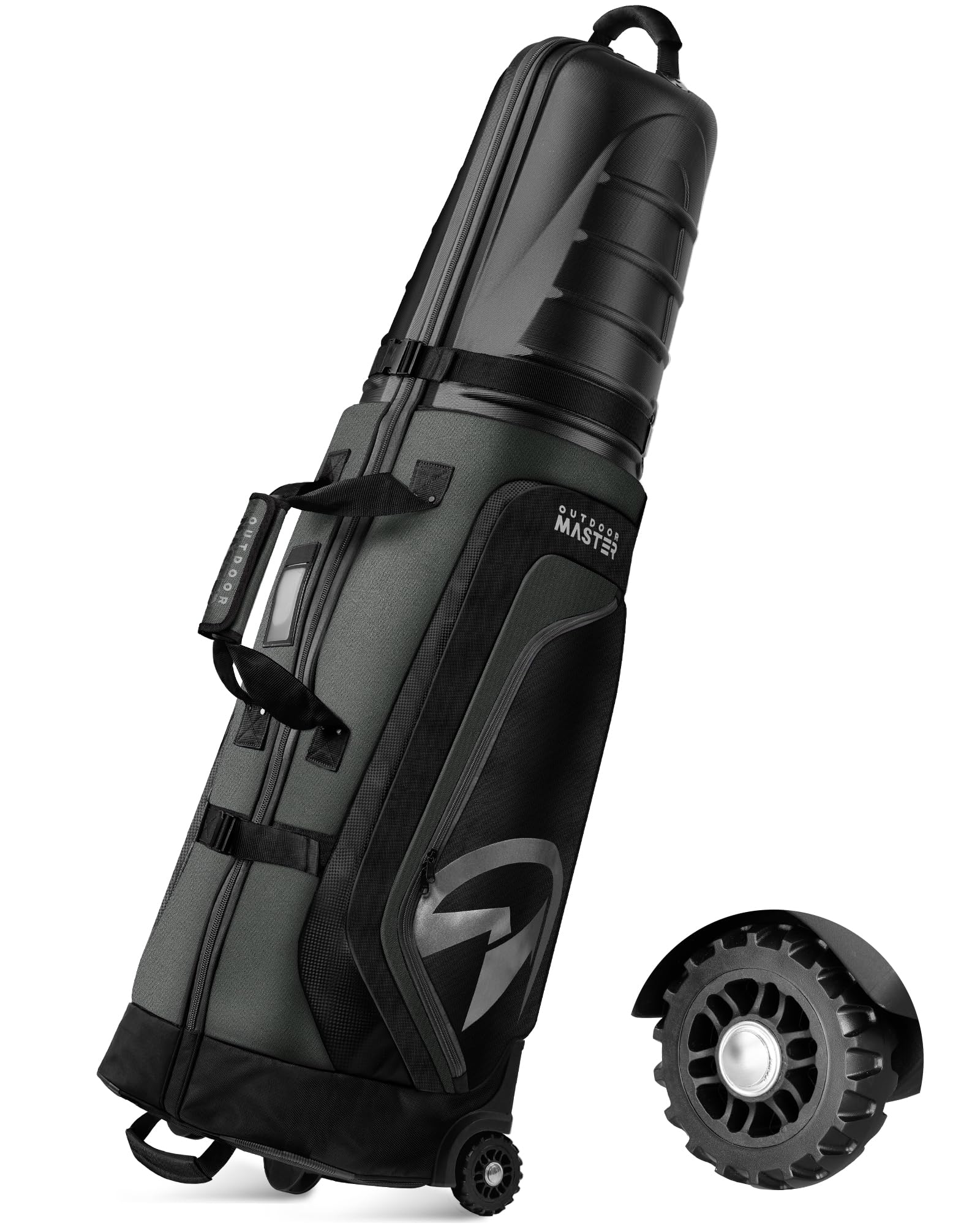 OUTDOOR MASTER ゴルフバッグ OutdoorMaster Golf Travel Bags for Airlines with Wheels and Hard