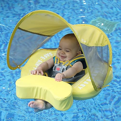 Miniatura 7 de HECCEI Chaleco salvavidas flotador Mamobaby mejorado para niños pequeños. Salvavidas para entrenamiento de natación Flotadores no inflables Con
