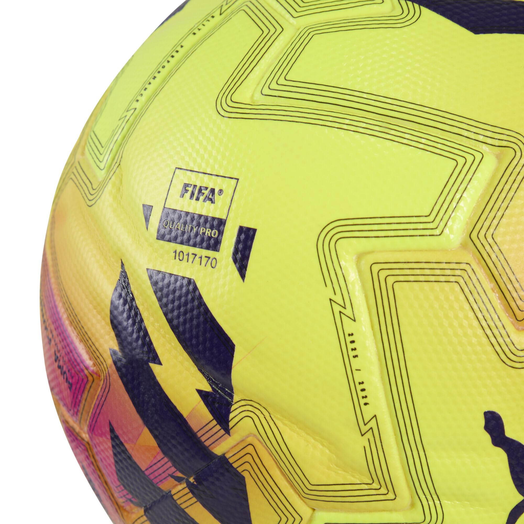 PUMA Unisex Orbita Ultimate Premier League Lights Fußball (FIFA® Quality Pro) 5, Fluo Yellow Multicolor