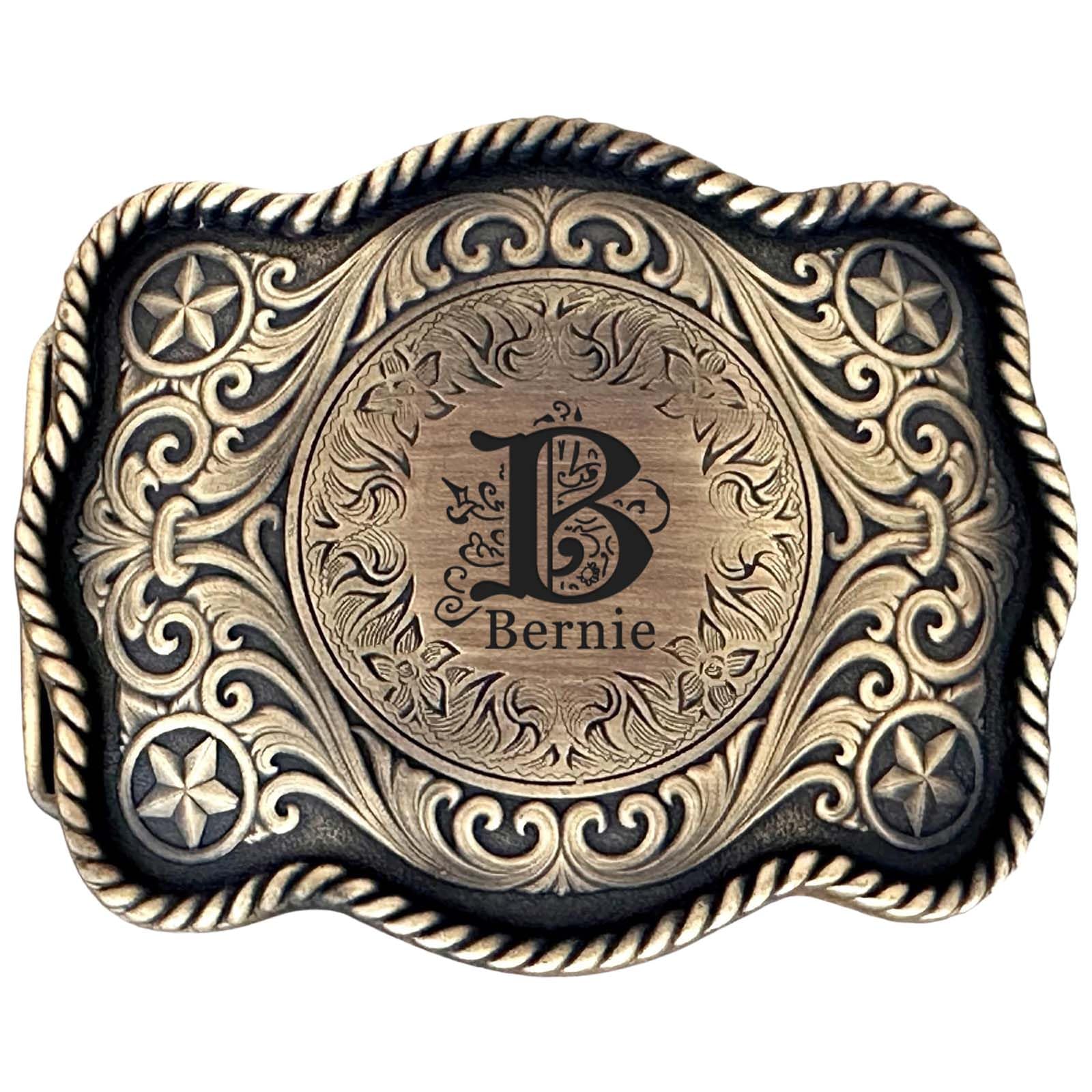 LOFART Personalized Western Belt Buckle for Men Custom Belt Buckles Men Personalized Cowboy Belt Buckles for Mens