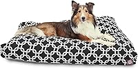 Vista 20 de Majestic Pet Cama para perros de espuma viscoelástica triturada, tamaño mediano con funda extraíble lavable, cama ortopédica rectangular
