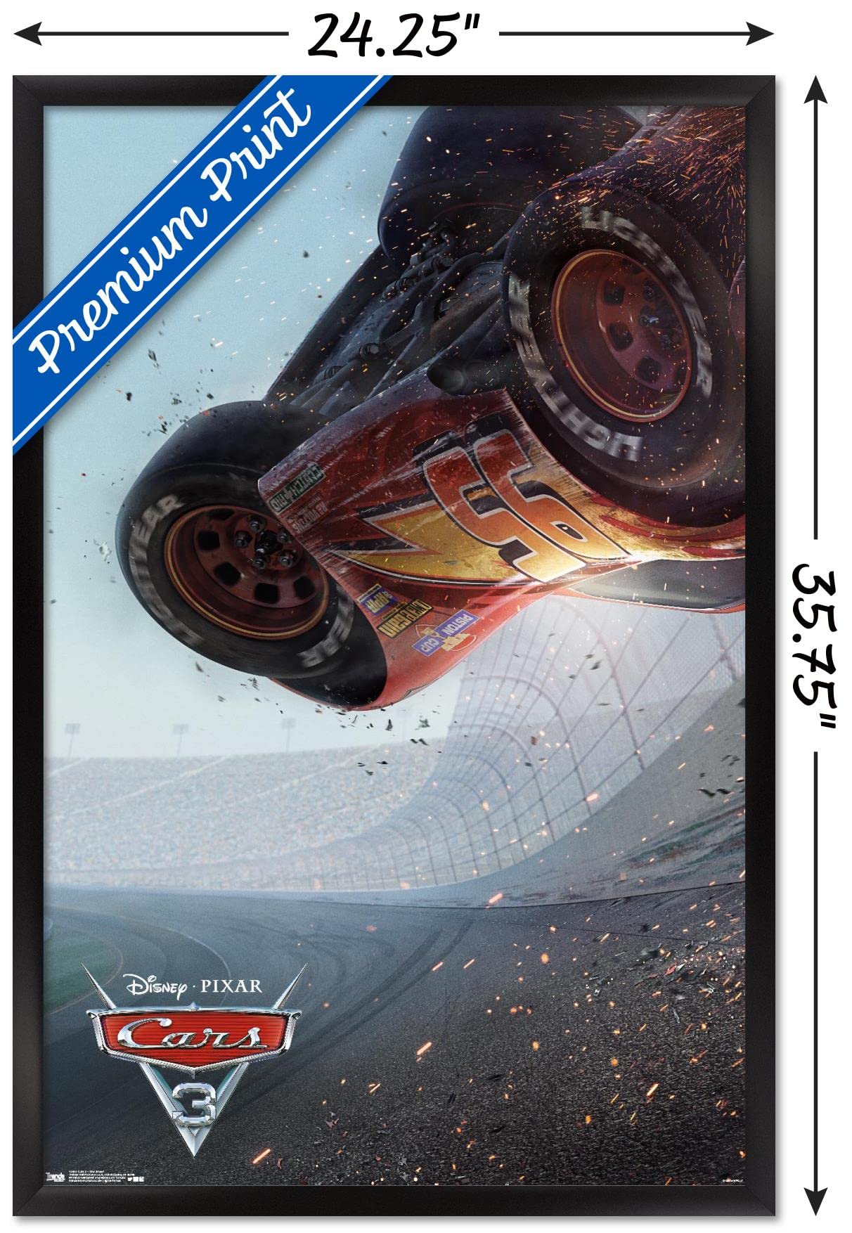 Amazon.com: Trends International Disney Pixar Cars 3 - One Sheet