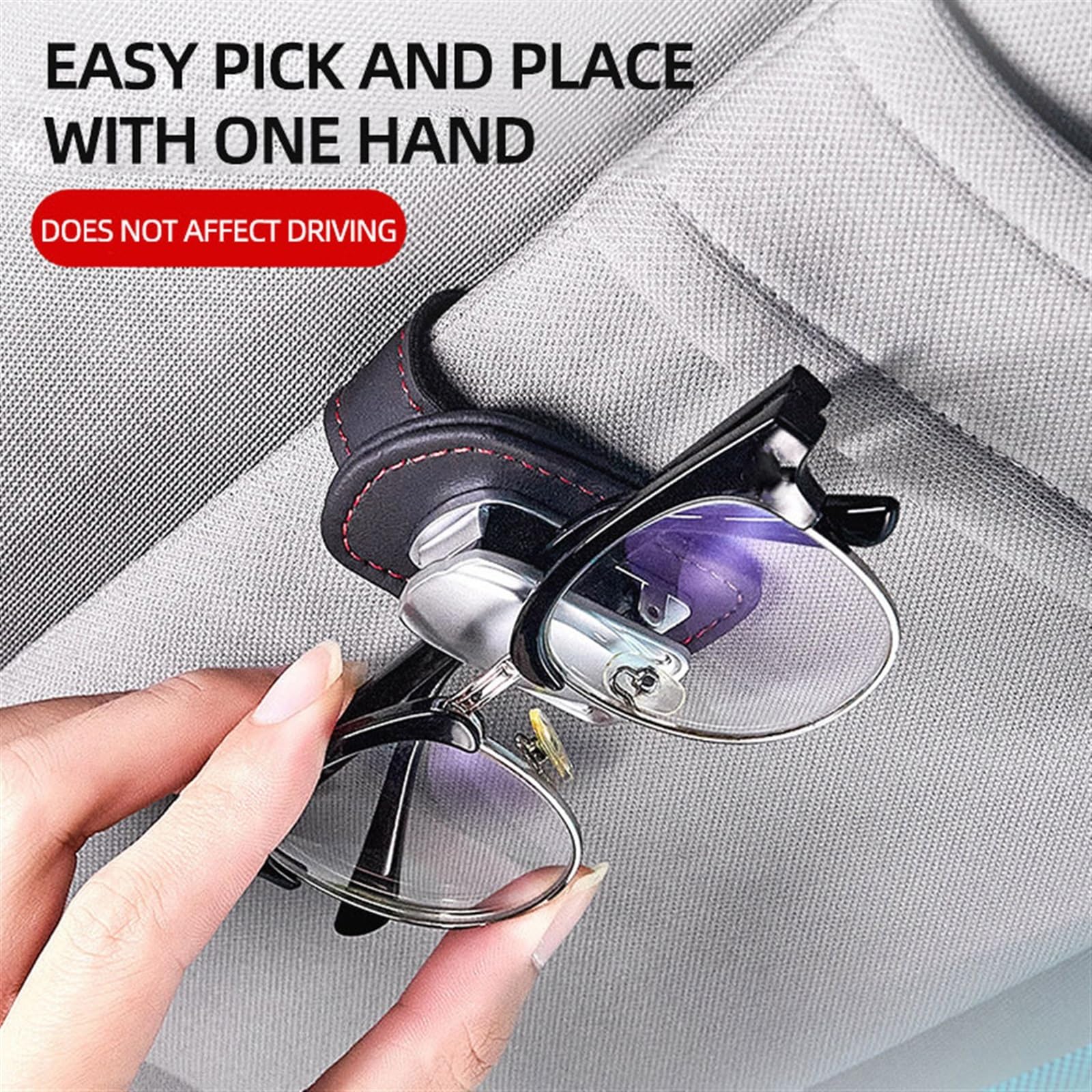 Supporto per Occhiali da Visiera per Auto per O&pel per Zafira Occhiali da Sole Portatili per Auto Clip Accessori Interni