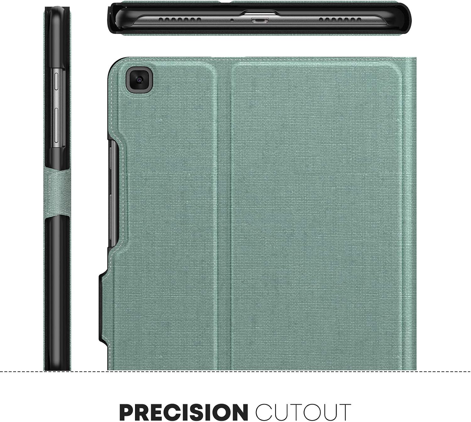 Infiland Galaxy Tab A 8.0 2019 Case, Multi-Angle Case Compatible with Samsung Galaxy Tab A 8.0 2019 Release Tablet Model SM-T290/ SM-T295/SM-T297, Mint Green