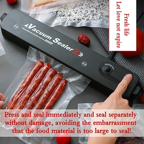 Miniatura 8 de Sellador al vacío, Máquina selladora al vacío de alimentos, Sellador automático al vacío de alimentos para sistema de embalaje de sellado de aire de