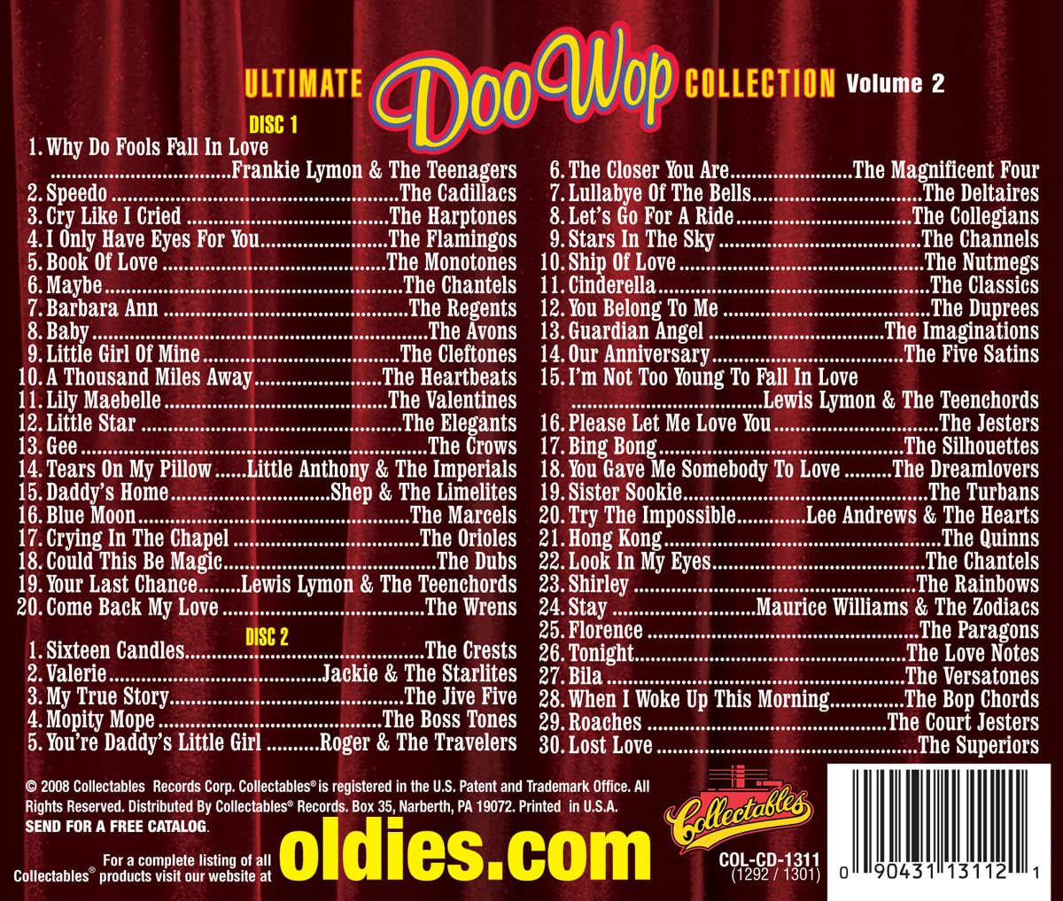 Ultimate Doo Wop Collection Vo