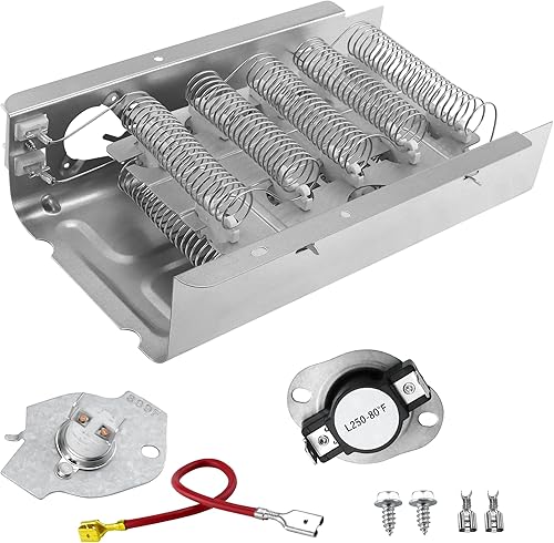 Elemento calefactor de secadora 279838 apto para Whirlpool Kenmore serie 70 Amana Maytag Roper Dryer, w10724237 3403585 3403585 apto para Kenmore