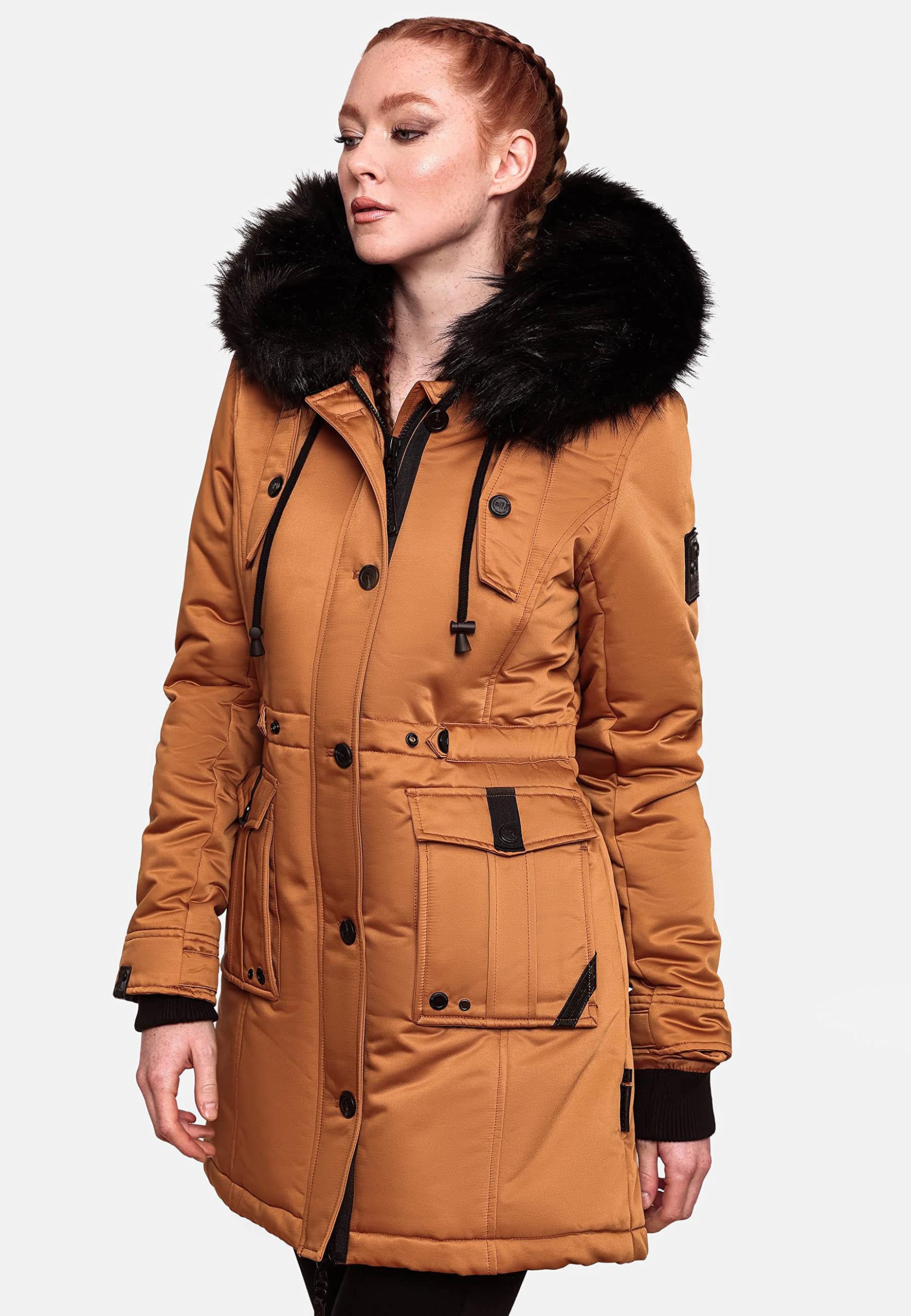 Navahoo Damen Warmer Winterparka mit Kapuze Luluna Prc XS-XXL