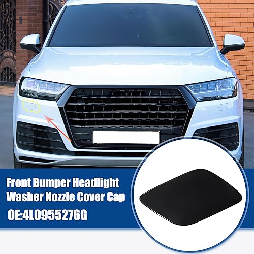 Miniatura 2 de ACROPIX Tapa de la boquilla del parachoques delantero del lado del pasajero derecho para Audi Q7 - Paquete de 1 color gris oscuro