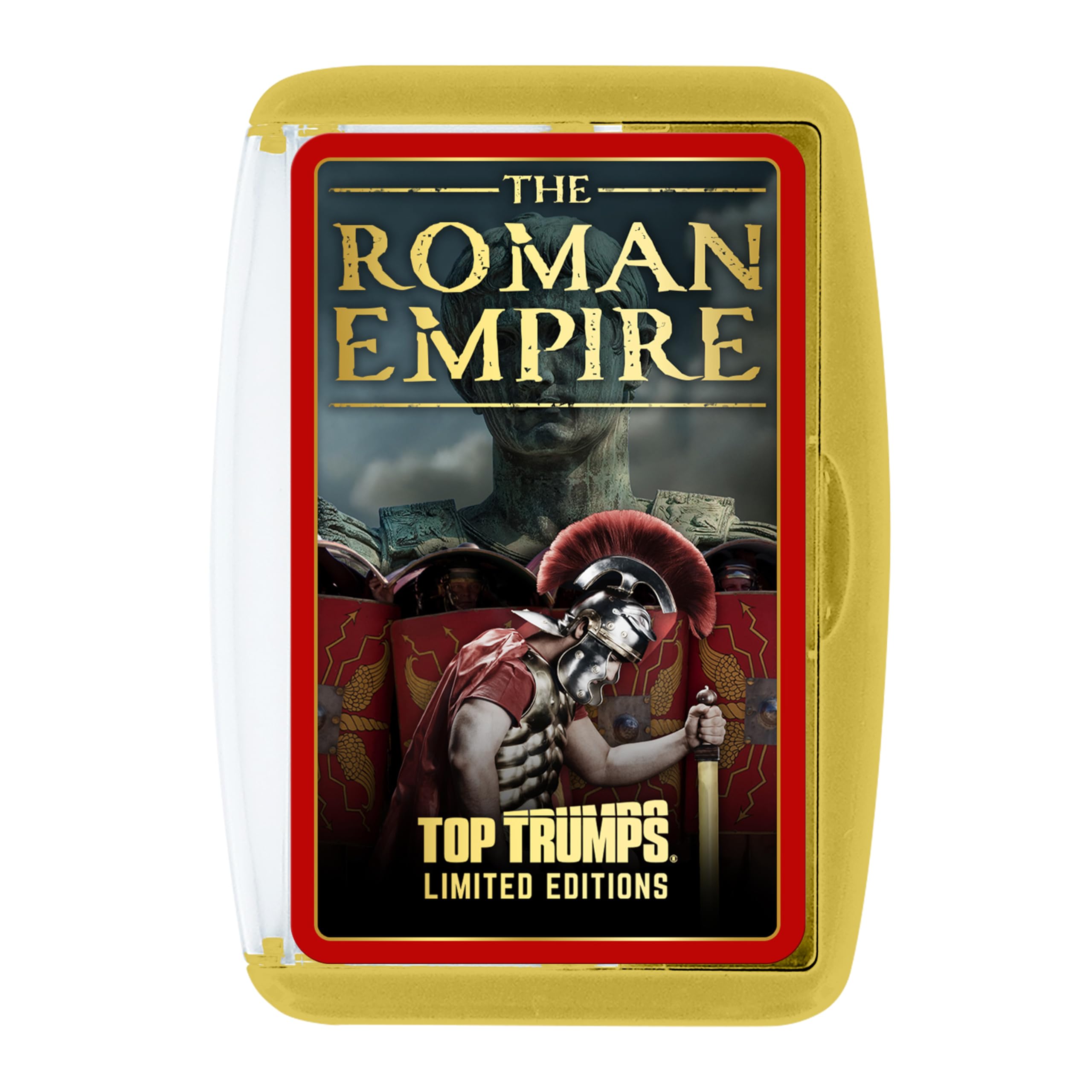 Top Trumps The Roman Empire Limited Edition Card Game, Red, Gold, and White, 12 cm x 8.5 cm x 1.9 cm (Diameter: 15.5 cm)