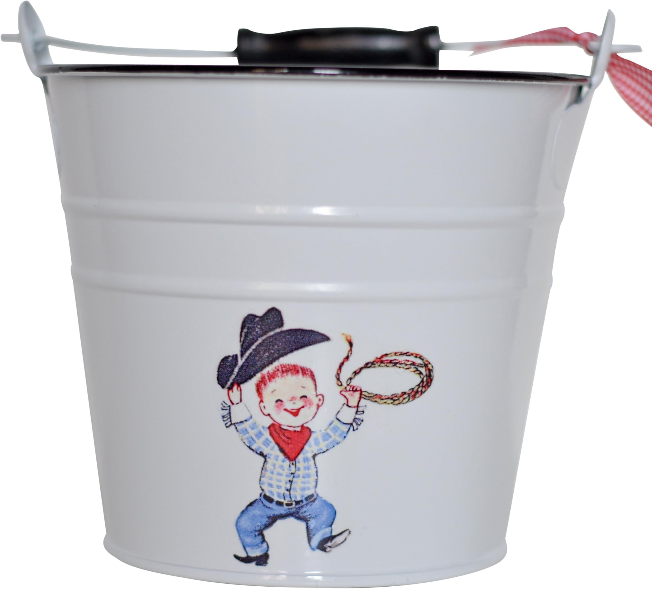 Vintage-style Cowboy Baby Bucket