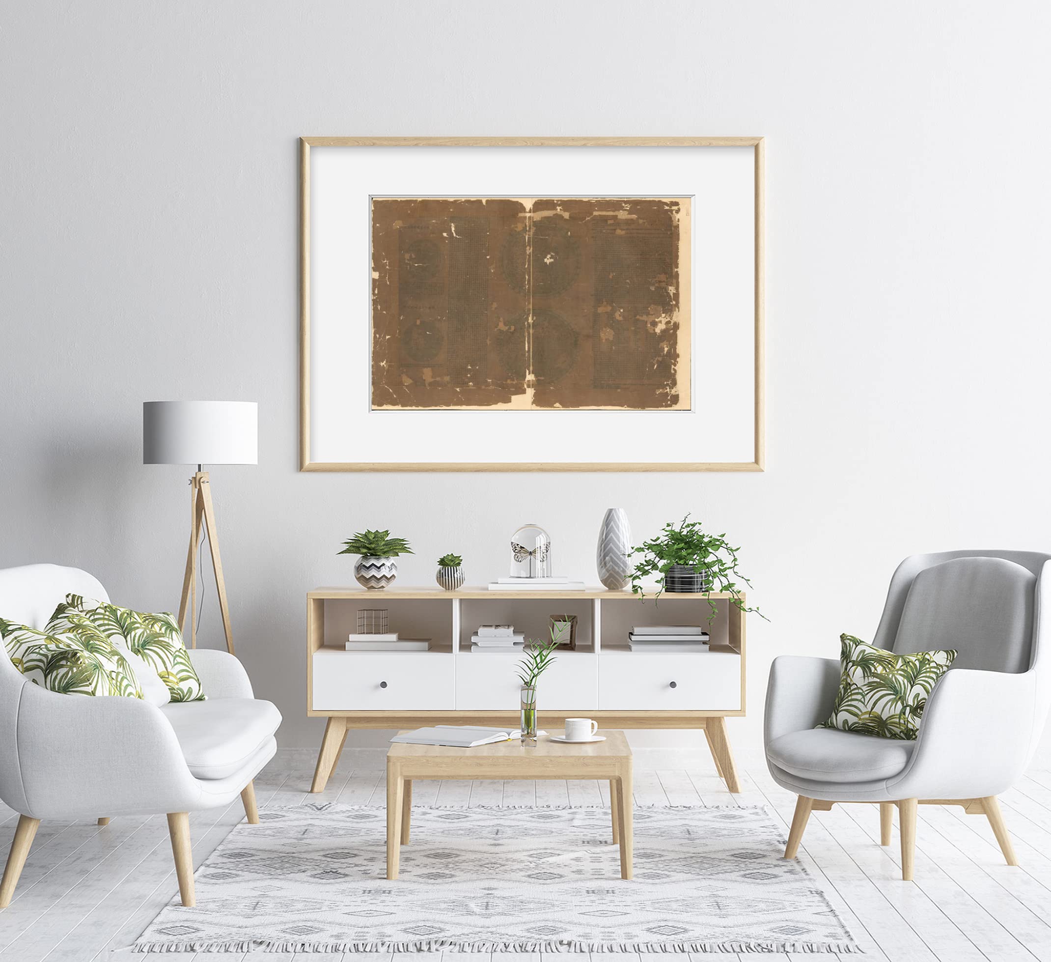 INFINITE PHOTOGRAPHS 1794 Map| Earth|Manuscript World Maps| Da Qing Tong shu Zhi gong wan guo Jing wei di q