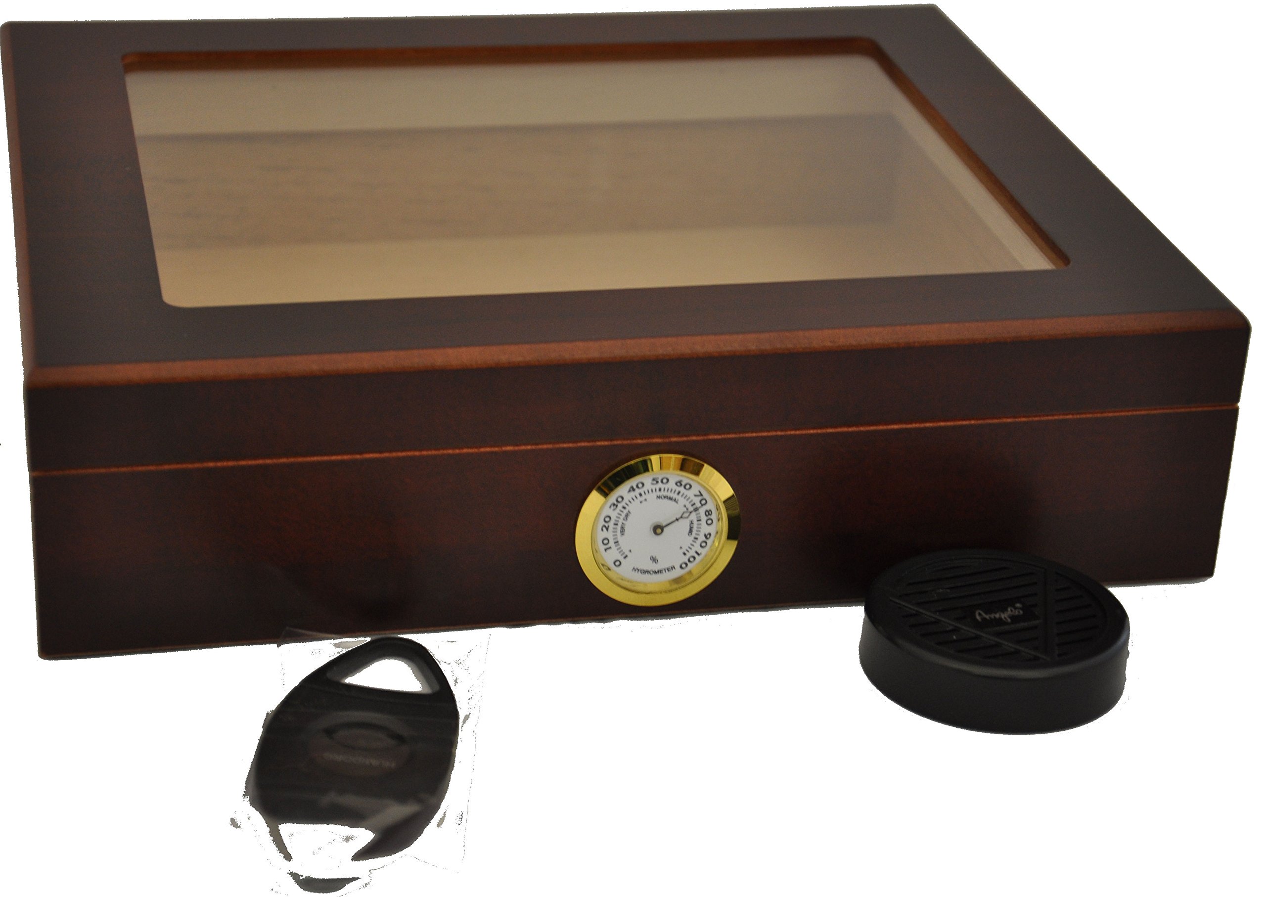 ANGELO Cave a cigares humidor pour 20 cigares Humideur