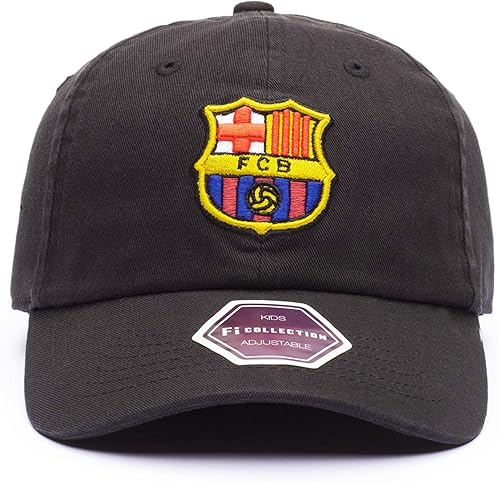Fi Collection FC Barcelona Bambo Classic - Gorra ajustable con texto "Dad", color negro