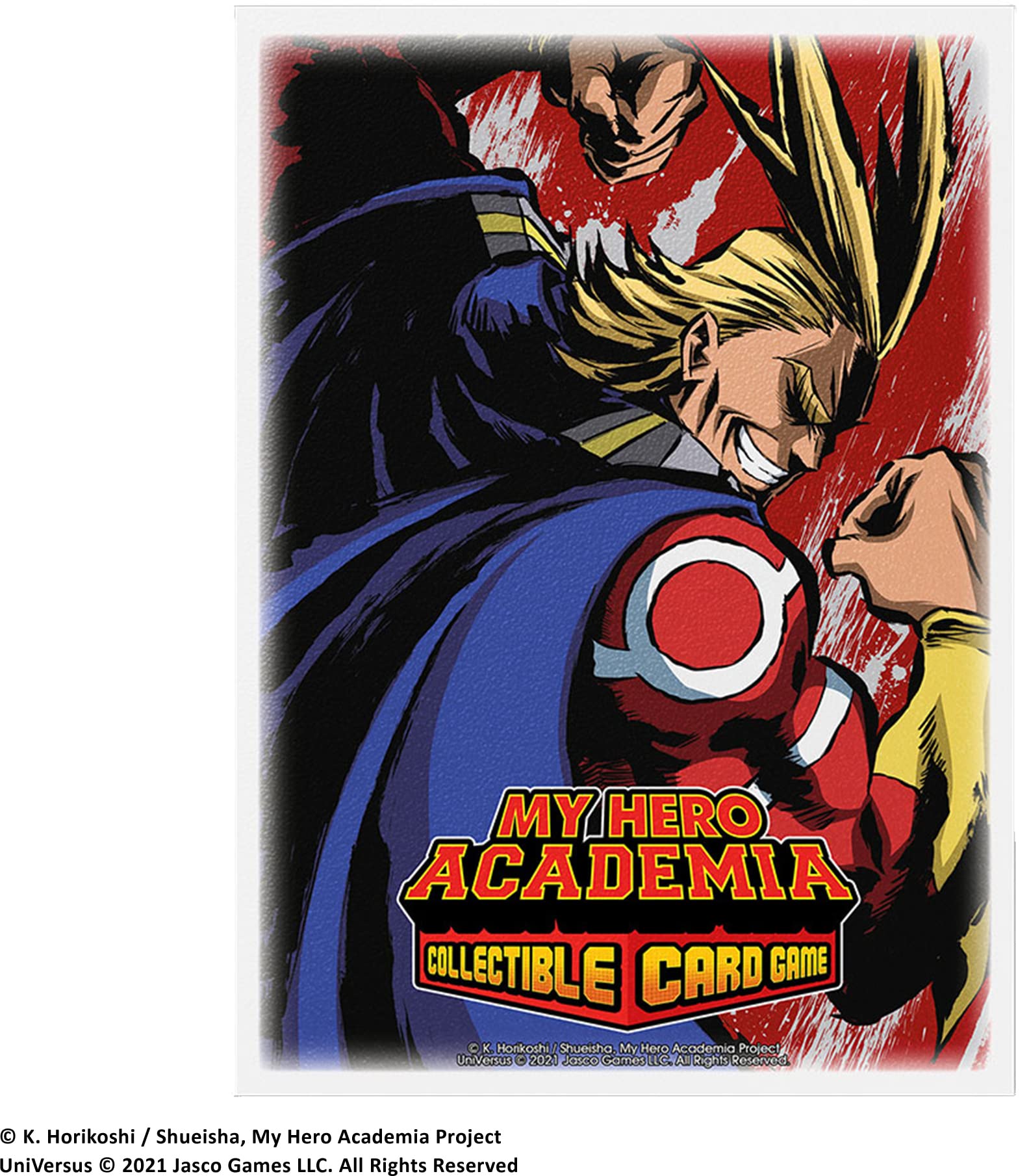 Jasco My Hero Academia Collectible Card Game All Might Flex Card Sleeves |  100 Dragon Shield Art Sleeves | Card Game Holder | PVC and Acid-Free |  Designed for Use with TCG and LCG Games | Made : Toys & Games - Amazon.com