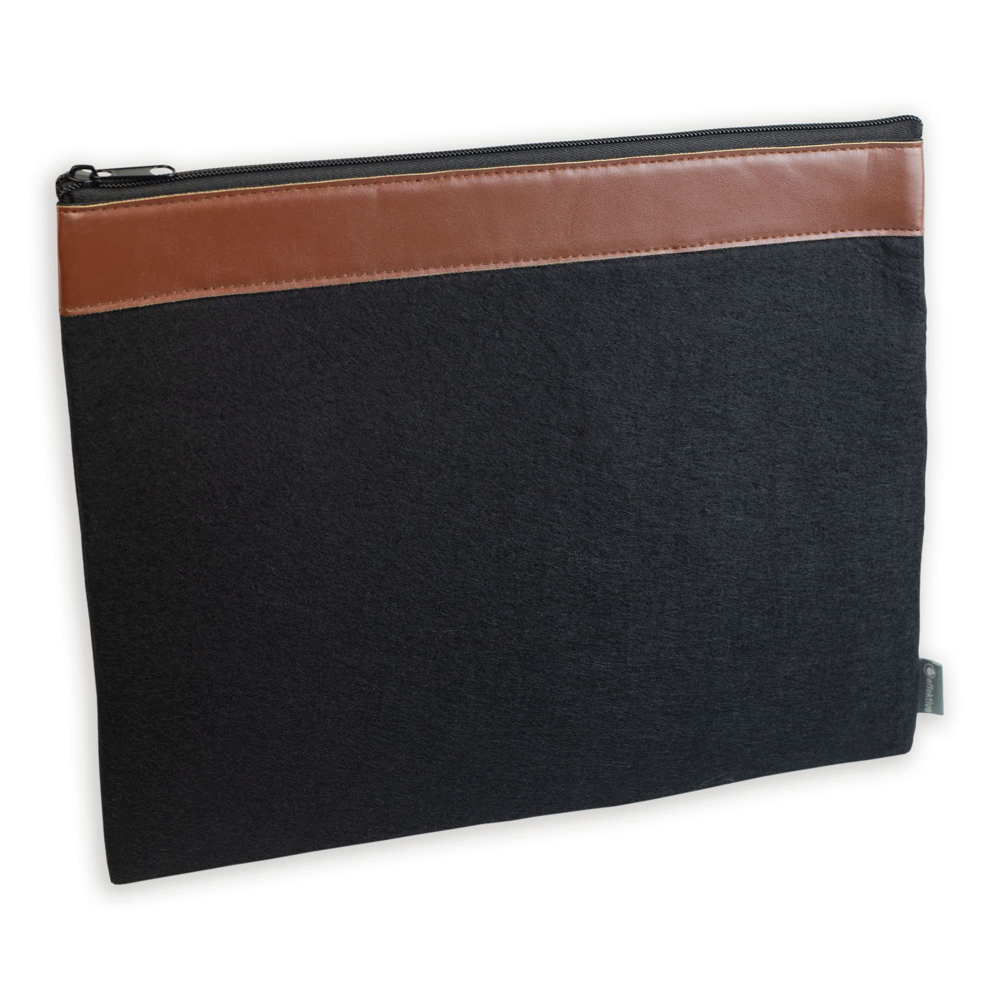 Bank Bag Felt Black Cosmetic Bag Pen Case Document Bag DIN A4