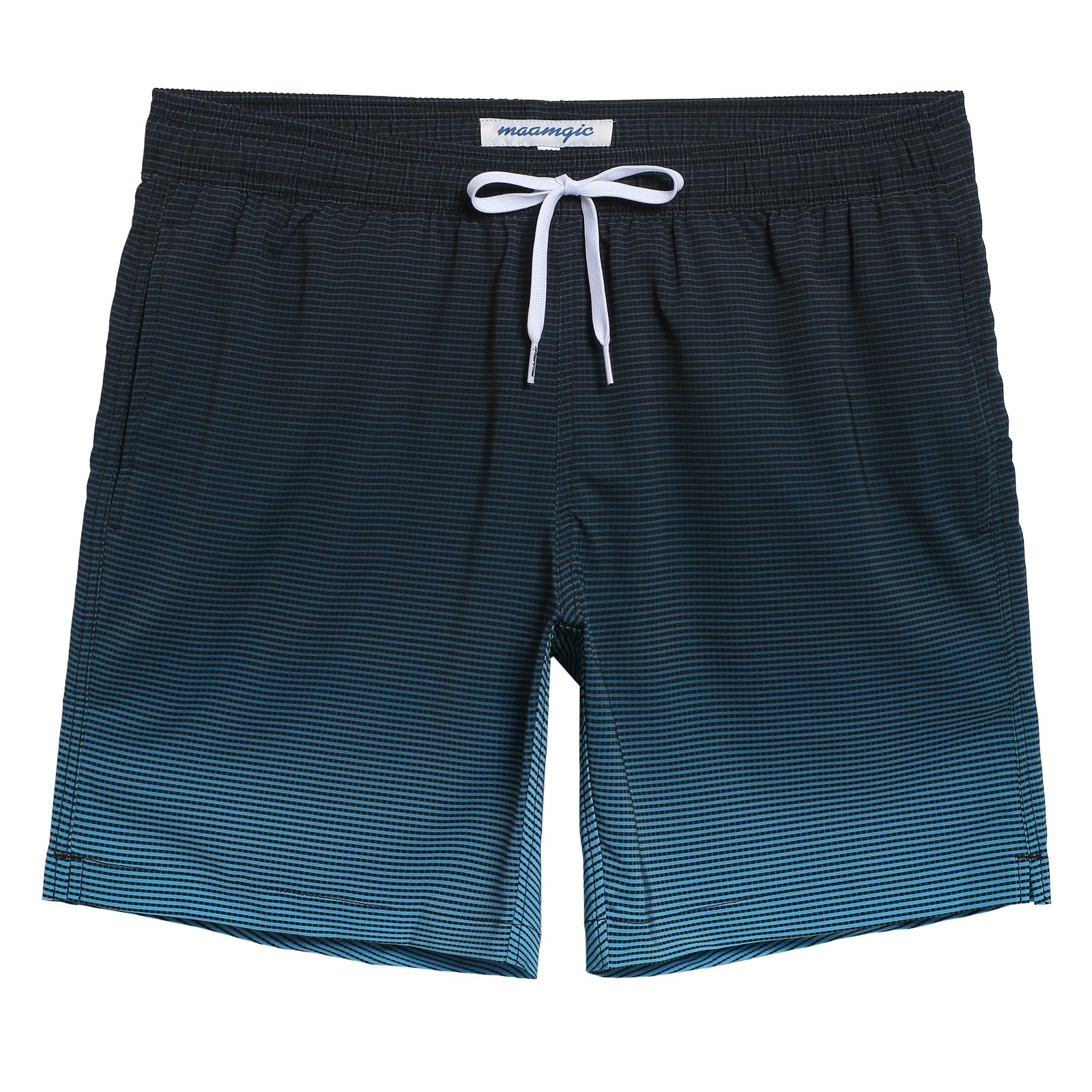 maamgic Nylon Badehose für Herren Schnelltrocknend Badeshorts Kurz Beachshorts für Strand und Wassersport