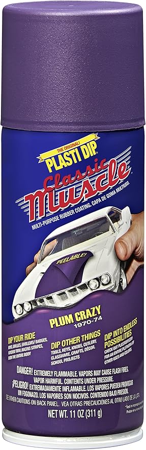 Performix 11309 Plum Crazy Classic Muscle Car Rubber Coating, 11 oz