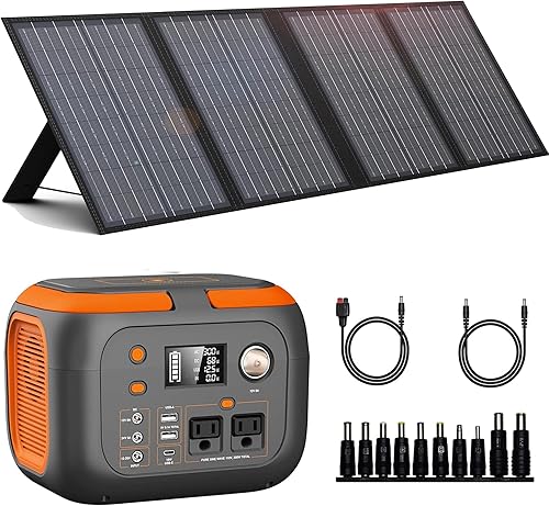 Estación de energía portátil de 300 W, 260 Wh, generadores solares para exteriores, paquete de batería de litio móvil, salida de 110 V, banco de