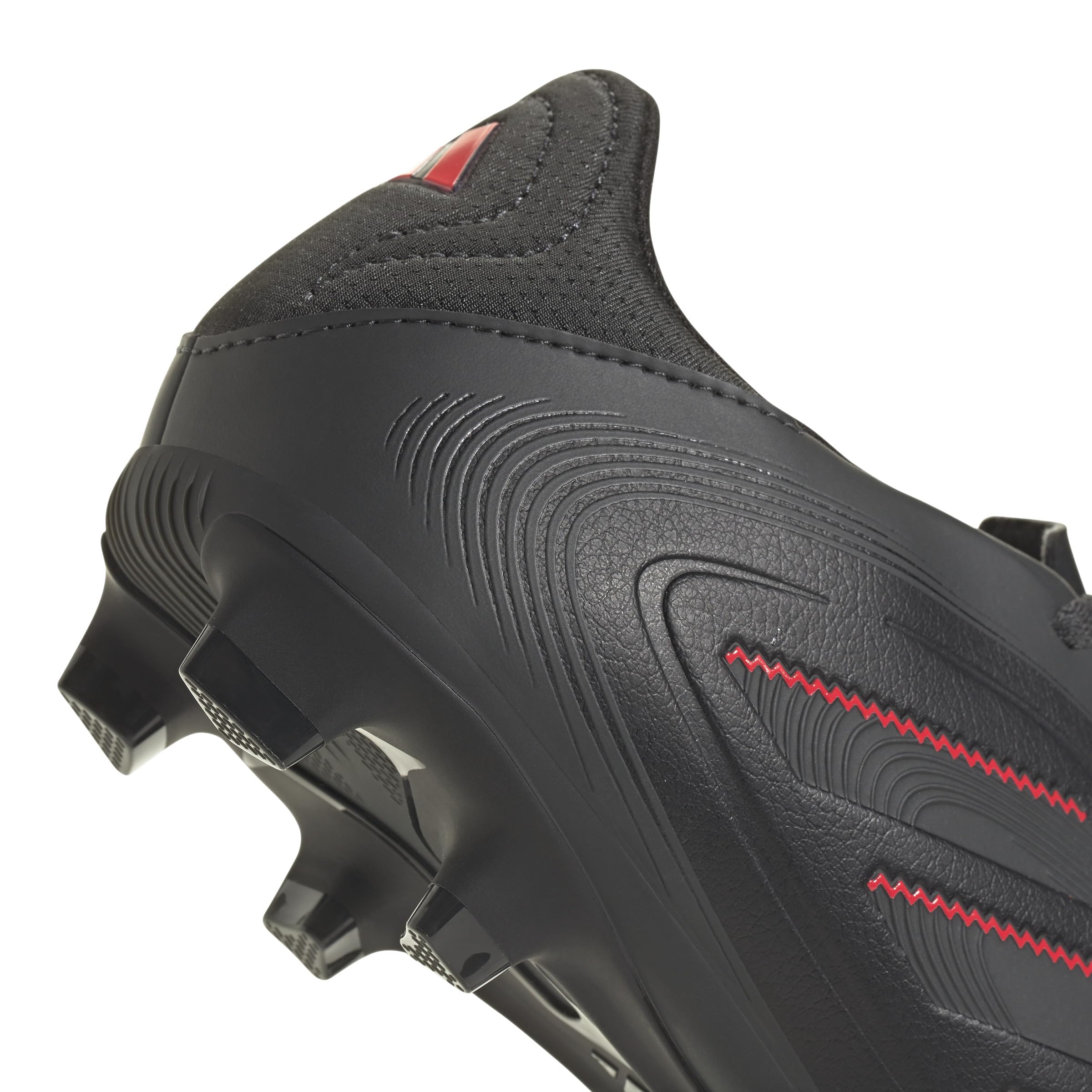 Adidas Unisex - Adulto Copa Pure III Club FG/MG Football Boots, Core Black/Carbon/Lucid Red, 42 EU