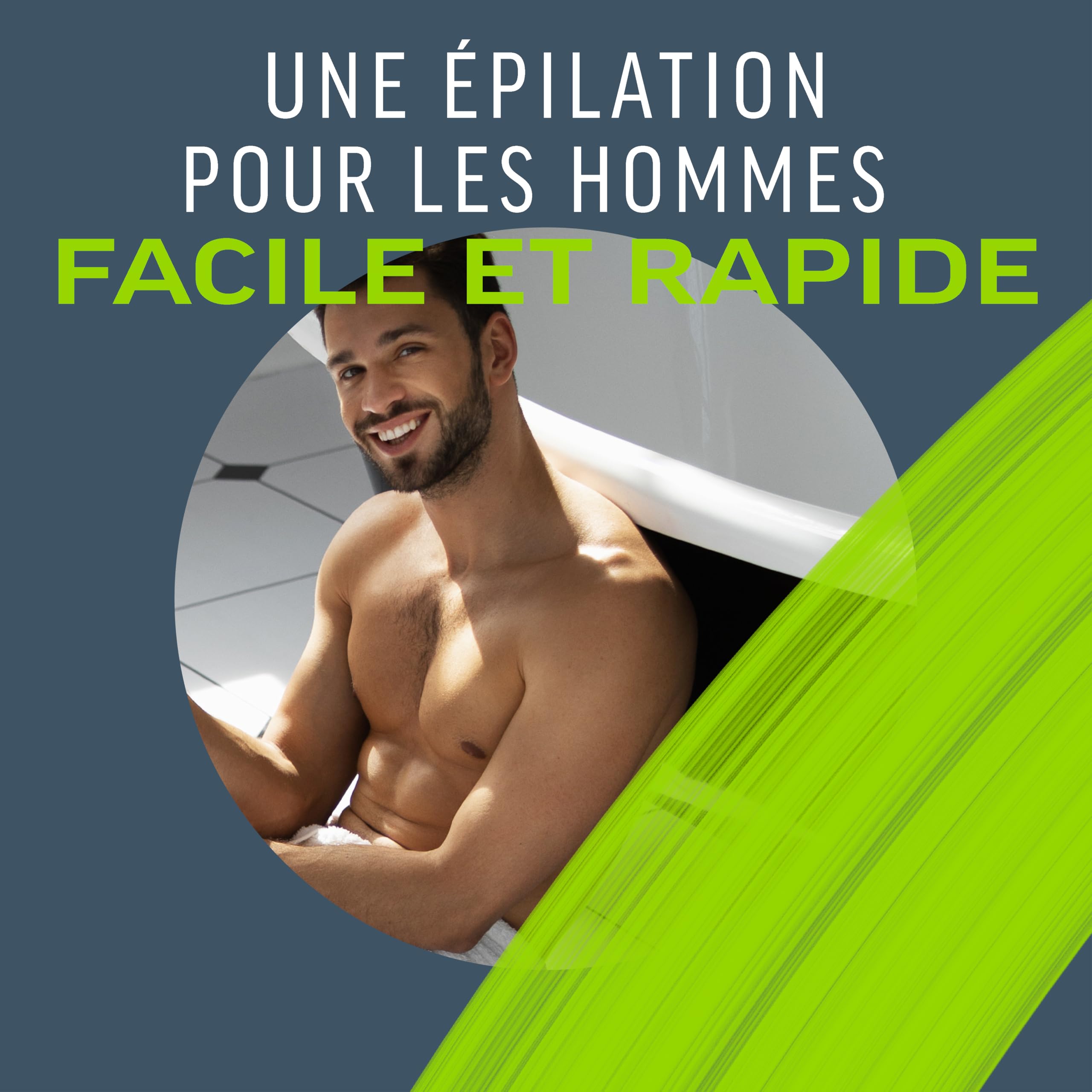 VEET FOR MEN - Lot de 3 Kit d’Épilation Parties Intimes - 3 Crèmes Dépilatoires 100ml et 3 Baumes de Soin 50ml - Zones Sensibles