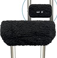 Vista 11 de SPRING SEAON Almohadilla de espuma viscoelástica para axilas y fundas de agarre para las manos, ajuste universal, transpirable, absorbe la humedad