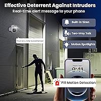 Vista 6 de 2026 Upgraded 2K Security Cameras Wireless Outdoor (2 Pack), Free Cloud Storage, Long Battery Life, AI Motion Detection, Spotlight & Siren