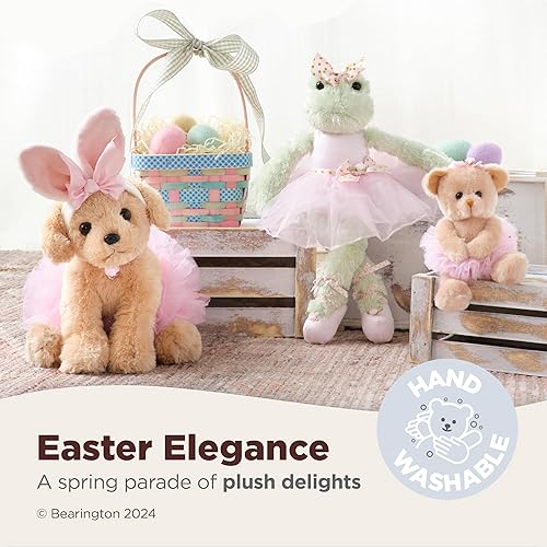 Vista 34 de Muñeca de peluche bailarina vestida de reno Bearington Noella, de 16.5 pulgadas