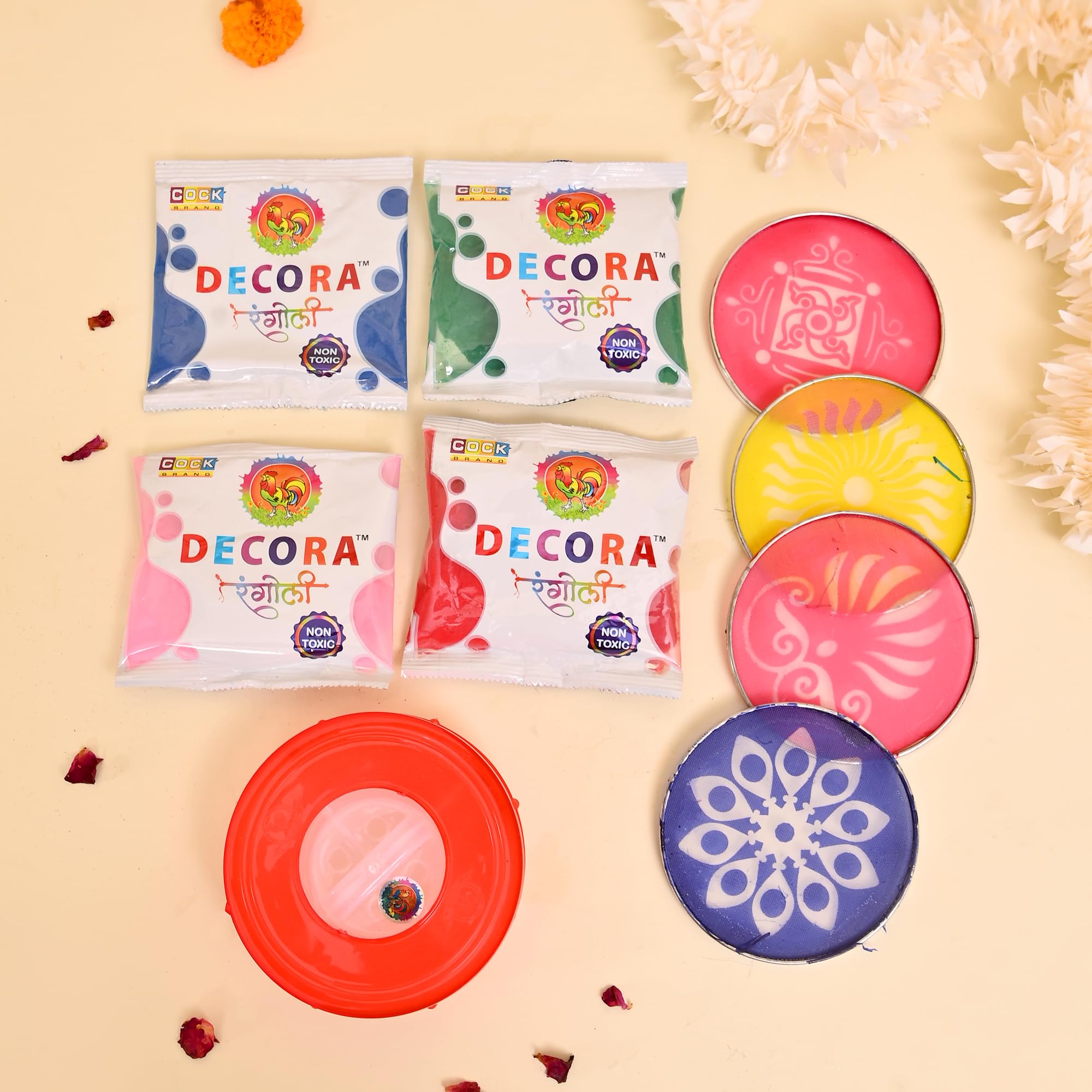 CraftVatika Rangoli Colour Powder with Stencils and Magic Rangoli Maker Kit Diwali Decoration Items for Home Stencils Tool Floor Art Rang for Home Navratri Pongal Pooja Mandir Decor (B0BH99X15Y) Amazon Price History, Amazon Price Tracker