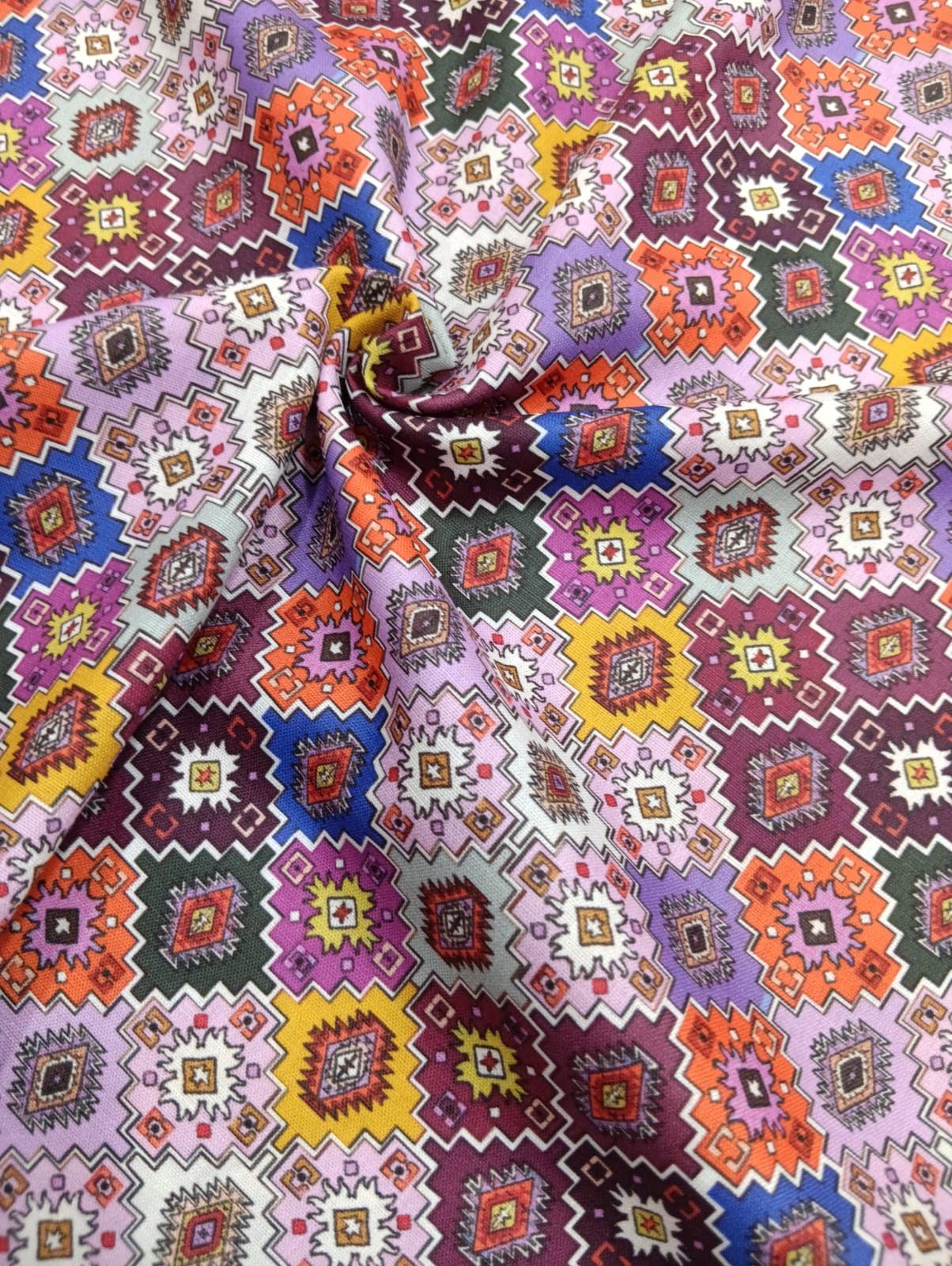 Polyester Linen Print Unstitched Kurta Fabric I Ideal for men's kurtas, women's kurtis, ethnic tops, and festive outfits.-image-44