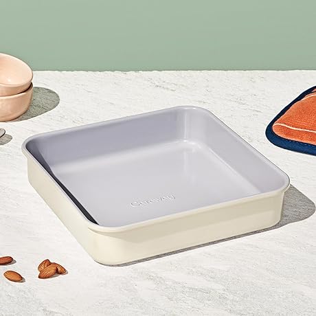 Caraway 9" Square Pan - Non-Toxic PFOA-Free Ceramic Coated Bakeware