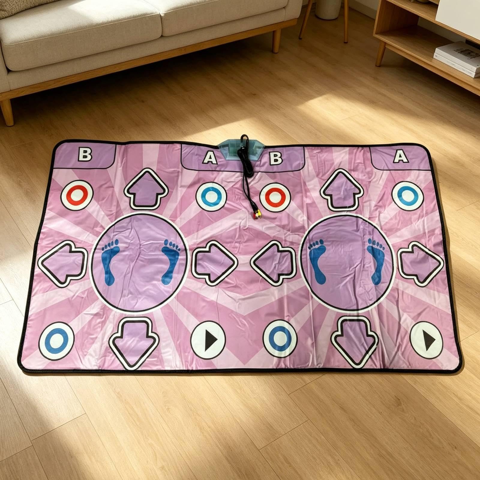 Tappetino da Ballo Giocattolo, Coperta Portatile, Gioco per Famiglie, Regalo di Compleanno, Tappetino da Gioco